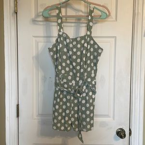 Polka dot romper